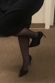 The heels are as elegant in reality as they look in the photos! I'm still a beginner in walking in heels but the sight of these makes it even better and more worth it. Very obsessed, high quality, and worth the price. - Safae B.