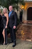 The fit was perfect; material was exactly as stated. Super comfortable and easy to hold up to go on the stairs. Wore to a formal wedding in Miami, Florida. - Kristina B.