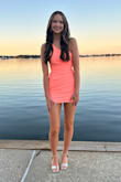 This dress was beautiful and well made. The color looks nice on any skin tone. - Ellen S.