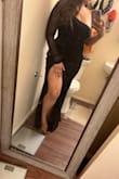 Love the fit. It's super soft and velvety. The leg slit is just the right amount. - Anastasia G.