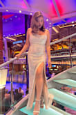 Wore this dress for a NYE cruise and I've never felt so glamorous. Hugs the midsection a little tighter than I'd like, but I ate everything on that cruise. Quite possible it would have fit better before. - Annika M.