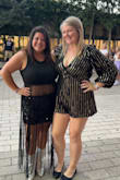 My only complaint is that the sequins around my thighs rubbed when walking. Otherwise, a perfect outfit for the Eras tour! - Belinda F.
