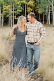 Wore this dress for our Fall family photos and absolutely loved it! The fit was perfect, and I really loved the fun neckline. Also loved that I could hold kids and walk through aspen trees comfortably with no wardrobe malfunctions ;) - Brittni L.