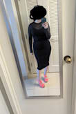 I wore this dress to a fall wedding and it was great, but one side continued to slip and expose my bra all night long. I tried to readjust the dress by pulling the bottom up, making sure it wasn't twisting in some way, but to no avail. I'm not sure if one strap was just stretched out more than the other, but it was incredibly annoying and frustrating. Thank goodness I could wear this dress with a black bra and wasn't dealing with nip slips. - Anya D.