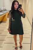 It's a beautiful dress. I loved the fit. and I was so comfortable wearing it!!!! - Miriam L.