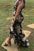 This dress is super nice, comfy and give your body a good shape. The fabric is not stretchy so I would not size down if you are between sizes (some XS fit me but that wasn't the case. I tried the xs and couldn't even close the zipper). I got a lot of compliments. If you buy, you will not regret - Eva R.
