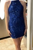 Quality is good. Fits true to size. Better quality than Windsor. Fits like a bodycon. Outer layer has beading and a matching "slip" layer under - Ty J.