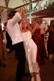 Changed into this dress for my wedding after party. Super stretchy and comfortable for dancing! I also loved the way the sequins looked in pictures. - Danielle T.