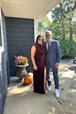 It was an amazing fit. I love a high neckline and the color was gorgeous. It was perfect for a fall wedding. I felt comfortable yet sexy because of the fabulous slit. Absolutely loved it and will definitely order from this site again. - Stephanie B.