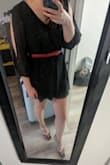 I got this with no real event in mind. I just think it's good to have a couple of staple dresses in your closet. When styled with a belt, it's very cute and comfortable! - Ashley S.