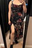 The fact that you can tie the top part, I think, gives a lot of give and shape. Really loved this dress. I didn't end up buying because I bought another dress that I thought was just better suited for the wedding. But it hides my little tummy pouch and really showed off my shape. - Megan M.