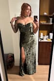 I loved this dress and so did everyone else! Compliments all night long. Flattering and the color was beautiful! Very soft. - Bob H.