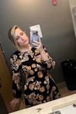 I bought this for a wedding rehearsal dinner. Material was good quality - thicker not sheer at all. Breathable and light. Super cute I got so many compliments! - Sabrena S.