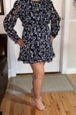 I used this dress to go to a party. It's beautiful but it's tight on the midsection and also too short for my taste. - Erica M.