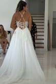 I absolutely loved this dress and felt like a princess in it. The details were stunning and the dress felt like good quality. I didn't pick it to be my wedding dress only because I fell in love with another Lulus wedding dress. - Gabriela G.