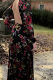 This dress was very comfortable and fit great. I loved that it was long enough to wear any heels! The pictures don't really show how beautiful the colors of the dress really are. - Jessica S.