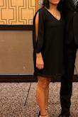 Throw on a pair of high heels and you're set with this dress. I found it to be very comfortable yet classy for the event I was attending. The dress left enough room for me to breath as well so that I could eat, drink, and be merry. - Griselda C.