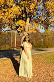 Such a beautiful dress as expected. True to size. Flowy soft material, and comfortable. - Manjushree R.