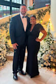 Beautiful dress!  I had to hem the bottom and lift it a little bit higher since I am on the shorter side. But other than that it was perfect.  I received so many compliments as well. Loved it! - Michelle G.