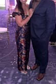 I had to exchange my medium for a large because I couldn't zip it, so sizing up is recommended. In the end, I LOVED it. This is my new favorite outfit. It looks very dressy and was easy to match to some shoes. It has no stretch, so it took a while to break in, but it was so worth it. - Senora S.