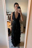 This is the best dress I have ever purchased! The quality is amazing and it fits absolutely perfectly. Good support and padding at the top and completely adjustable back. I love the slit and it's not too high either! - Peyton C.