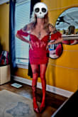 Bought this for my wife for a Halloween evening. She said her boobs were a lil small for it but not so bad that she couldnt keep it up. And she loved the style and fit of it. Looks great on her as usual. - BRANDON A.