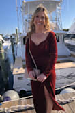 This dress was very flattering and I received so many compliments on the material. It was comfortable to move in and paired perfect for a fall wedding. - Tara T.