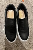 I ordered these shoes in size 7.5. Although both are labeled the same size, they are not. One shoe is way wider than the other. Since I ordered from Canada, the cost to return is almost as much as the shoes. Very disappointing. - Allison P.