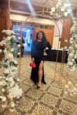 The dress fit perfectly and was the right combo of elegant and sexy! Wedding was an all black affair, but I paired the dress with red accessories to complete the look. I felt confident and beautiful in it. No bra required, which is a plus for my body type and bust size. Get this dress while you can! - Kimberly G.
