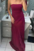 I am 5'10 and tried this dress on with 3 inch heels and it's still extremely long and on the ground. Disappointed because the color and fit is beautiful. - Amy S.