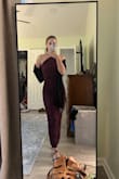 Got this dress for a wedding and it's perfect. It does run a little large/ long I had to have it taken up, even though I'm wearing heels with it. (I ordered an XS). Material is very comfy. Very flattering and hides all imperfections 10/10 - Olivia H.