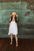 Based on the reviews, I went with an XS and I'm glad I did. It fits perfect and I think a small would have been too big. Super comfy and I'm in love with the pockets! Great summer dress. - Alyssa C.