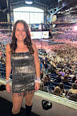 A great dress for the concert, a little tight in the bust area but not uncomfortable! - Lauren K.