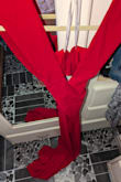 I usually wear a Large in Lulus, but after reading some reviews, I decided to get a medium. I'm glad I did. I think I could've even gotten a small though it may have been too fitted. I love how it fits. I just tried on because my event isn't until December. My chest is on the smaller side so there is a bit of room there but it's nothing too noticeable. The length is great and there aren't any zippers which suits me great. The jumpsuit has stretch too hence why I sized down. I would recommend this if you wanna try something a bit daring. I'm moving out of my comfort zone with this outfit and I'm excited! - Candice K.