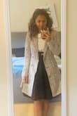 I wore it as a coat over my formal wear to office. It was worth every penny I spent. Got lot of compliments. It is warm enough to wear in cold winter days. - Pallavi B.
