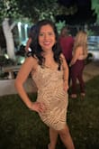 Got this dress for my 40th and it was perfect! Loved this dress! Worried it wasn't going to fit or fit too tight on my butt but the medium was perfect! The straps are adjustable so u can tighten them or loosen them depending on ur chest size. The back ties to how you want it and you can even hide ur bra strap in it if u need too. - Joyce C.