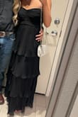 I love this dress! I had originally ordered a small, and it was just slightly too big, so I sized down to an XS and it fit perfectly. I got lots of compliments on this dress. - Caroline G.
