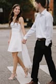 I ordered these for my engagement photos, and they were perfect! These shoes are so cute and really make outfits pop! They are so unique and elegant! <3 - Caroline C.
