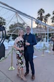 Not a lot of stretch in the fabric so you want to make sure you find one that has a little bit of room. I got so many compliments on the dress. It is beautiful - Emily S.