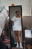 A little tight I just needed to size up but it was really cute!!! - Victoria H.