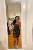 This dress is really flattering and fits true to size - Mileena A.