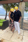 This dress is so beautiful. It's better in person. The zipper was a bit hard to pull up. I got lots of compliments at the wedding. It's also very comfortable. - Brenda M.