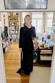 Needed a dress for a formal winter wedding & this one is great! Based on the size chart I ordered a S but ended up returning it for the XS. The fabric is so thick & stretchy and the XS fits me almost perfectly--the sleeves are about 1 inch too long but I might tuck them under, and the dress is also a little long but I'll probably wear it with heels (but these are normal short girl problems, not problems with the dress)! it's really beautiful and super comfortable. - Maci B.