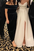 This dress is just amazing! I have an hourglass type body and this was the perfect dress for. Winter in NY wedding as a guest! The only thing I would change about it is the zípper under the arm; staying all night wearing it made it very uncomfortable under the arm. Other than that, I loved it so much! Very high quality!! - Nicolle G.