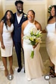 This dress was perfect for my Vows Wedding. The quality of the material was well worth the price. I felt like I was wearing a custom-made dress or a dress off the runways of Milan.  I am very picky about quality and fit. - Lisa W.