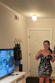 I initially ordered a medium since the last item I purchased from Lulus was a medium and fit great, but I ended up buying the large! The bust was tight on the medium and the large could have fit tighter in the waist, but I'm still very happy with the purchase! - Peyton D.