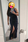 This dress is very comfortable. The top was a little loose, but not noticeable to anyone but me. The rest of the dress was form fitting and very flattering. With heels on, it was the perfect length. - Nicole D.