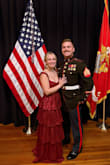 This dress was beautiful and perfect for the Marine Corp Birthday Ball! The chest was a little loose but nothing a thicker strapless bra couldn't fix! It was a little on the longer side but 3 inch heels kept it at a perfect length. I would definitely recommend this :) - Chloe H.