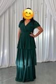 Absolutely love it, beautiful color, comfortable, and I received so many compliments! It has a very elegant and flattering look. If you use the sizing chart, it guides you to get the correct size. This helped me pick out the correct size for me. I am 5'6 and it was a little long on me but it was okay with heels. Definitely recommend! - Karina S.