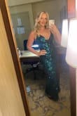 This was a stunning color for a holiday gala and it was both comfortable and stylish. - Christy D.